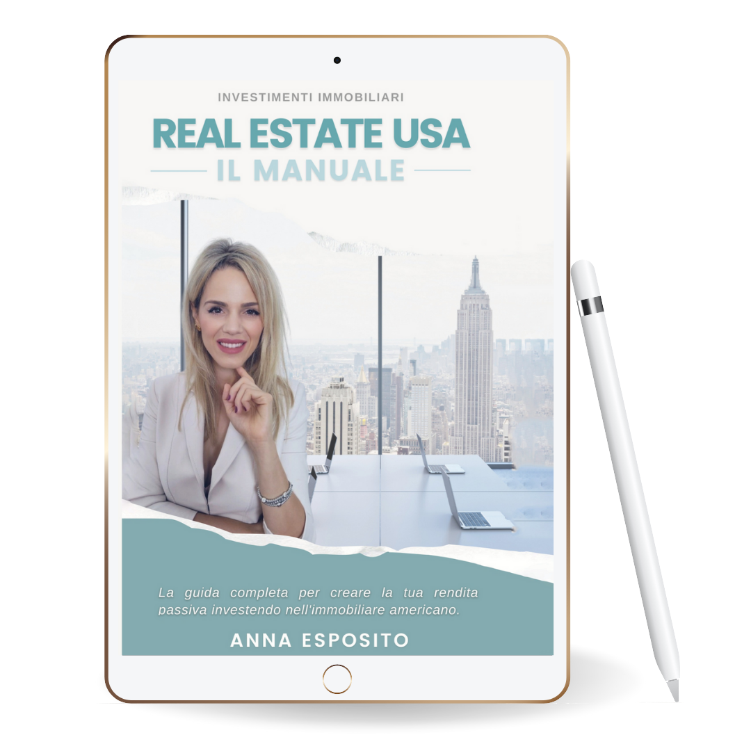 Real estate USA il manuale Anna Esposito copertina kindle ebook